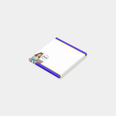 Retro Pin-up_ God Zegen je Hart Post-it® Notes (Schuin)