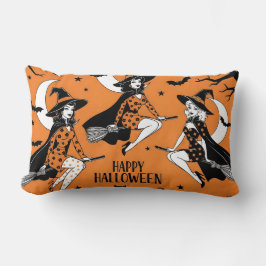 Retro pin-up heksen kussen