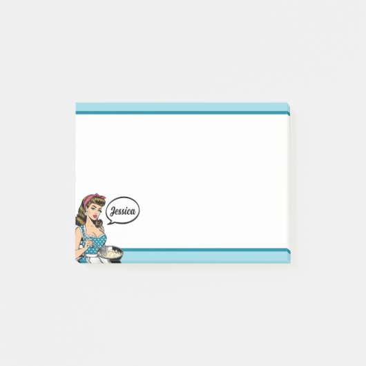 Retro Pin-up_ Hey Darlin Post-it® Notes (Voorkant)