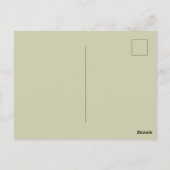 Retro Pin-Up Kantoor Chic Briefkaart (Achterkant)