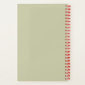 Retro Pin-Up Kantoor Chic Notitieboek (Achterkant)