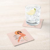 Retro Pin-up Kartonnen Onderzetters (Insitu)