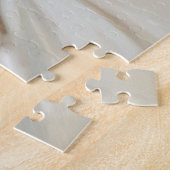 Retro Pin-up Meisje met Rode Polka Dot PJ's Legpuzzel (Zijkant)