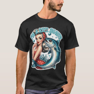 Retro Pin-Up Meisje van Ware Schoonheid T-shirt