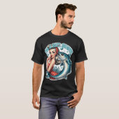 Retro Pin-Up Meisje van Ware Schoonheid T-shirt (Voorkant volledig)