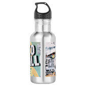 Retro Pin-Up Street Pop Fles (Achterkant)