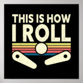 Retro Pinball Art Poster #16 (Voorkant)