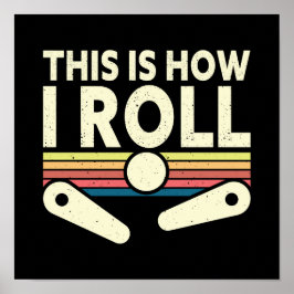 Retro Pinball Art Poster #16