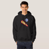 Retro Pinball Wizard Arcade Player Game  Hoodie (Voorkant volledig)