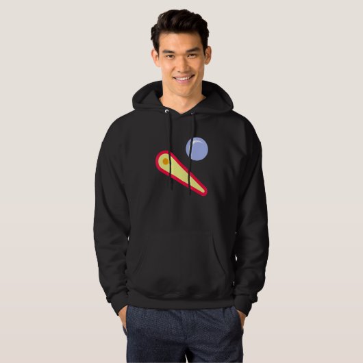 Retro Pinball Wizard Arcade Player Game  Hoodie (Voorkant volledig)