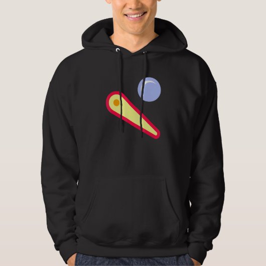 Retro Pinball Wizard Arcade Player Game  Hoodie (Voorkant)