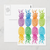 Retro Pineapple Hawaii-kaart Briefkaart (Voorkant / Achterkant)
