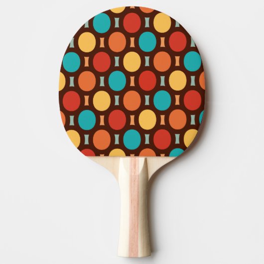 Retro Ping Pong Paddle Tafeltennisbatje (Voorkant)