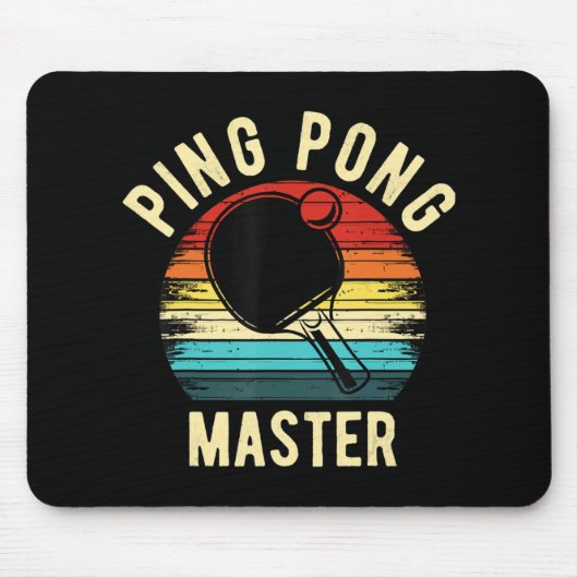 Retro PingPong Muismat (Voorkant)