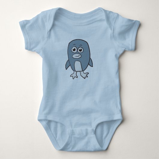 Retro Pinguïn Romper (Voorkant)