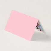 Retro Pink and Red Modern Wedding Photo Thank You  Kaart (Achterkant)