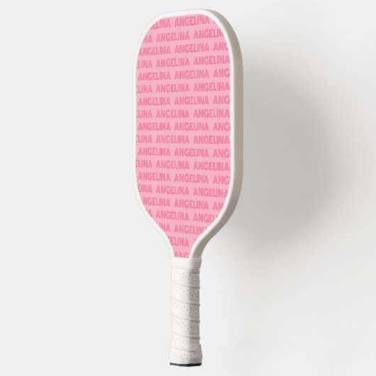 Retro Pink Custom Name Pickleball Paddle 70s (Links)