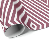 Retro Pink Diamond Pattern Cadeaupapier (Rol Hoek)