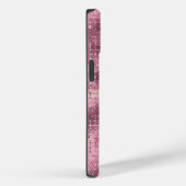 Retro Pink Disco Mirror | Monogram Case-Mate iPhone Case (Achterkant / Rechts)