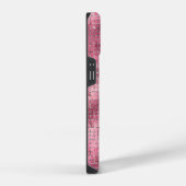Retro Pink Disco Mirror | Monogram iPhone Hoesje (Rechterkant)