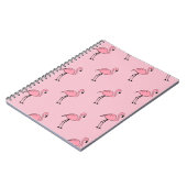 Retro Pink Flamingo Kantoor School Notitieboek Gif (Linkerzijde)