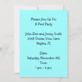 Retro Pink Flamingos Abstracte 5x7 Invitation Bird Kaart (Achterkant)