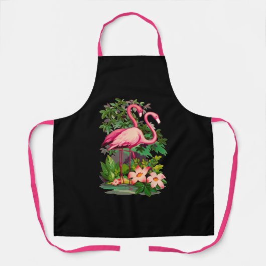 Retro Pink Flamingos Classic Schort (Voorkant)