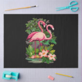 Retro Pink Flamingos Classic Tissuepapier (Craft)