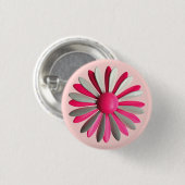 Retro PINK Flower - Bouquet Spring Summer Garden Ronde Button 3,2 Cm (Voorkant /achterkant)