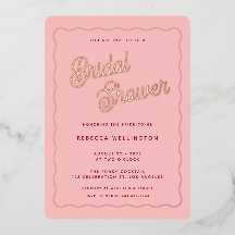  Retro Pink Fuchsia Wave Vrijgezellenfeest