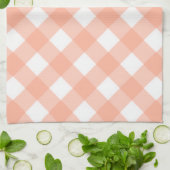Retro Pink Gingham Kitchen Towel Gift Theedoek (Gevouwen)