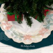 Retro Pink Green Christmas Kerstboom Rok