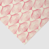 Retro Pink kerst Bauble Decoraties Tissuepapier (Detail)