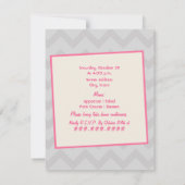 Retro Pink Kitchen Koking Party nodigt uit Kaart (Achterkant)