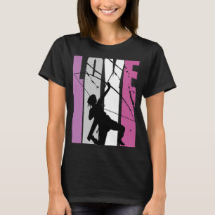 Retro Pink Live Love Boogschieten Coach Vrouwen Ve T-shirt