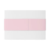 Retro Pink Red Hand Written Modern Funky Wedding Uitnodigingen Wikkel (Achterkant Voorbeeld)