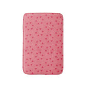 Retro Pink Sakura Japan driehoek Geometric Pattern Badmat (Voorkant Verticaal)