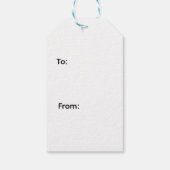 Retro Pink & Silver Merry Christmas  Cadeaulabel (Achterkant)