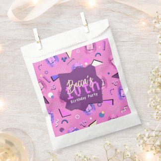 Retro Pink Tamagotchi Birthday Bedankzakje