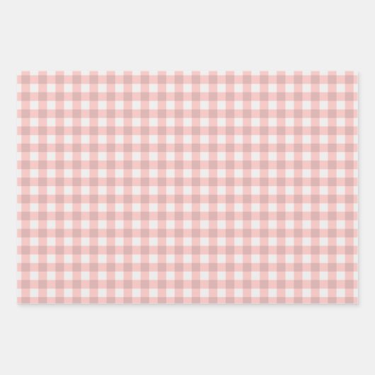 Retro Pink Woodland Scene Aangepaste foto's Kerstm Inpakpapier Vel (Voorkant 3)