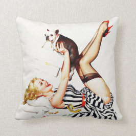 Retro pinup decor kussen