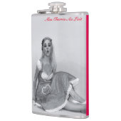 Retro  Pinup Girl Art Hip Flask Drink Heupfles (Links)
