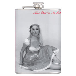 Retro  Pinup Girl Art Hip Flask Drink Heupfles