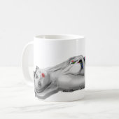 Retro Pinup Girl Mok (Voorkant links)