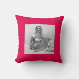 Retro Pinup Grappig Quote Verhaal Roze Kussen Kuss
