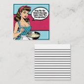 Retro Pinup_ Hey Darlin Notitiekaartje (Voorkant / Achterkant)