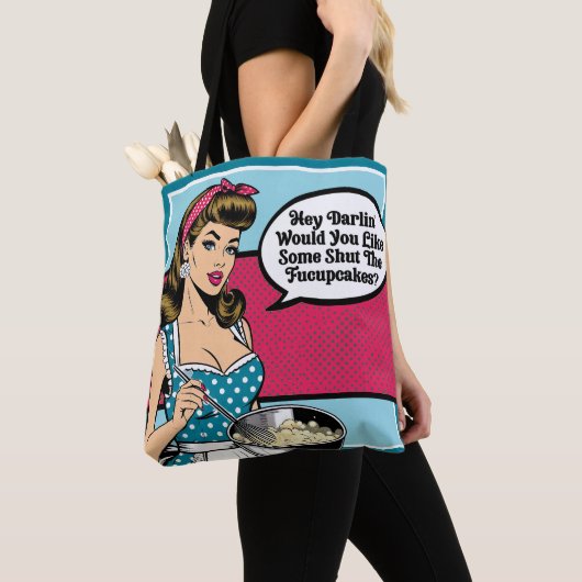 Retro Pinup_ Hey Darlin Tote Bag (Dichtbij)