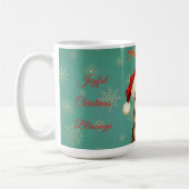 Retro Pinup  Kattenkerst Koffiemok (Links)