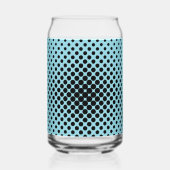 Retro Pinup_ met vriendelijkheid Blikvorm Glas (Achterkant)