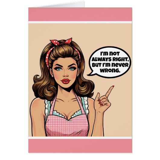 Retro Pinup_ Niet verkeerd (Voorkant)